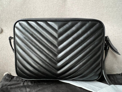 Yves Saint Laurent (YSL) Black Lou Camera Bag