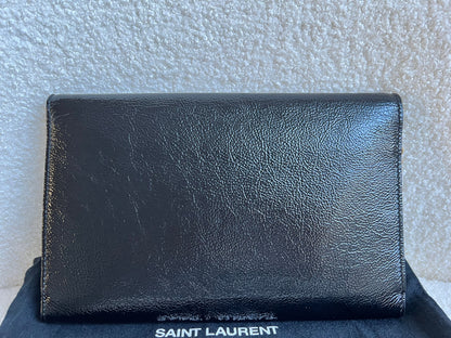 Yves Saint Laurent (YSL) Black Belle de Jour Chain Wallet