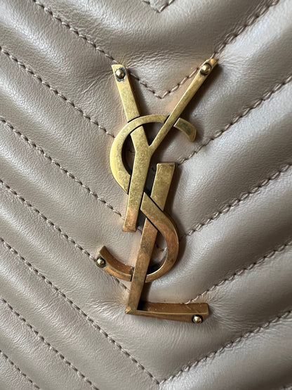 Yves Saint Laurent (YSL) Beige Lou Camera Bag