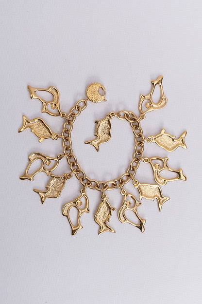 Bracelet poissons Yves Saint Laurent