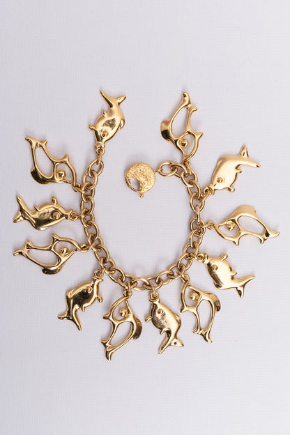 Bracelet poissons Yves Saint Laurent