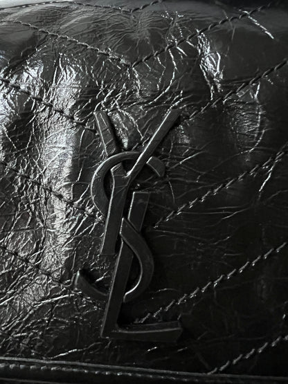 Yves Saint Laurent (YSL) Black Medium Niki Chain Bag