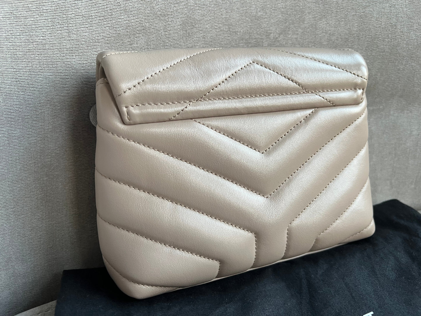 Yves Saint Laurent (YSL) Beige Toy Lou