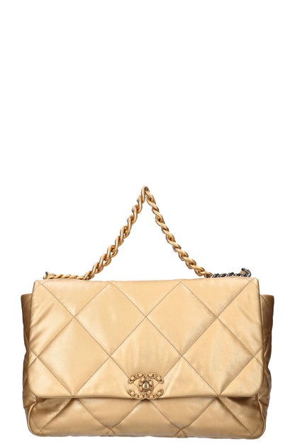 CHANEL 19 Bag Maxi Gold 2020