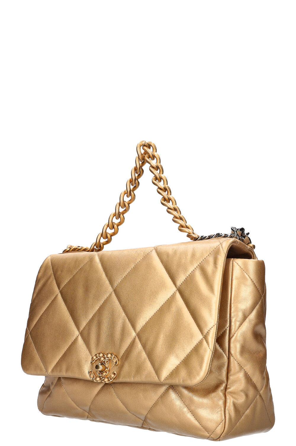 CHANEL 19 Bag Maxi Gold 2020