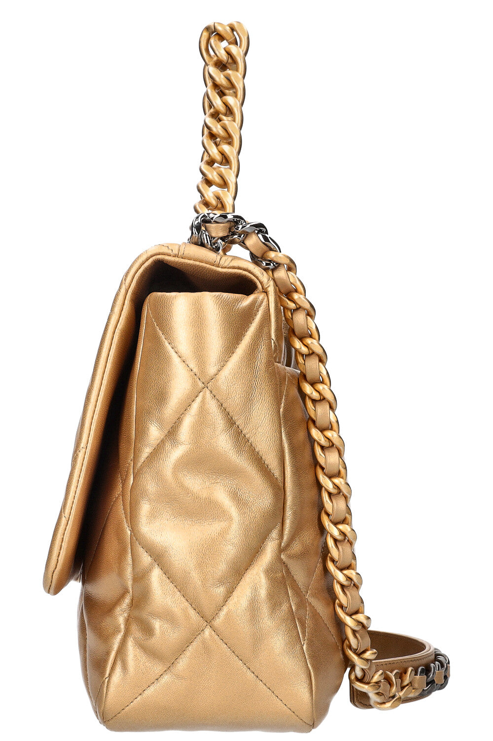 CHANEL 19 Bag Maxi Gold 2020