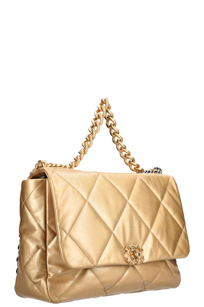 CHANEL 19 Bag Maxi Gold 2020