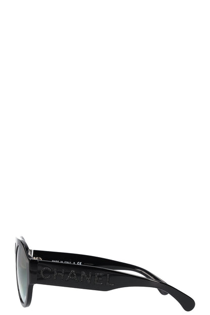 CHANEL Sunglasses 5419-B-A Black