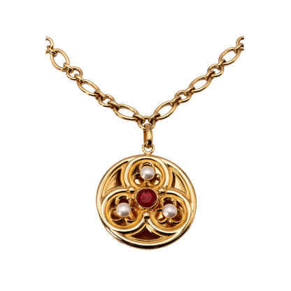 CHANEL Necklace With Medallion