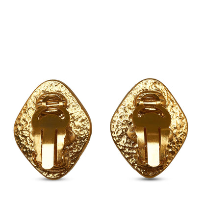 CHANEL CC Clip-On Earrings Costume Earrings