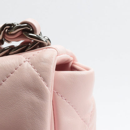 CHANEL 19 Flap Quilted Medium Pink