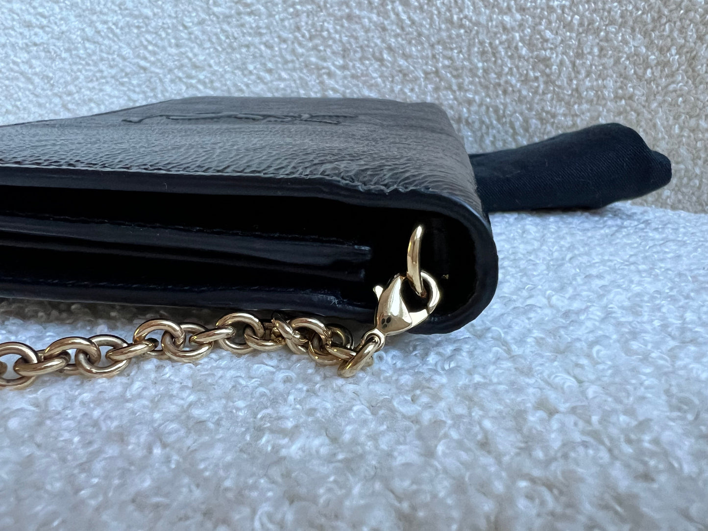 Yves Saint Laurent (YSL) Black Belle de Jour Chain Wallet