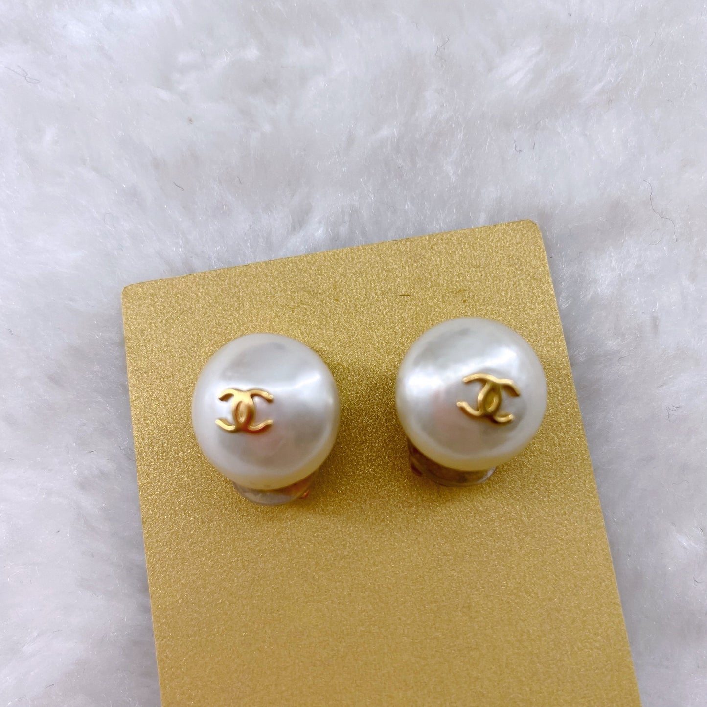 Chanel Pearl Earrings