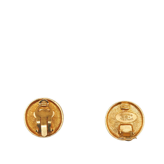 CHANEL CC Clip On Earrings Costume Earrings