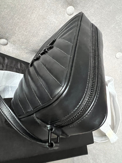 Yves Saint Laurent (YSL) Black Lou Camera Bag