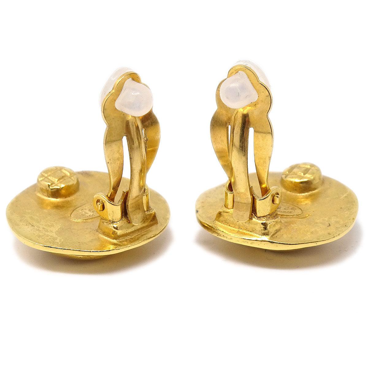 CHANEL 1996 CC Earrings Medium 03524