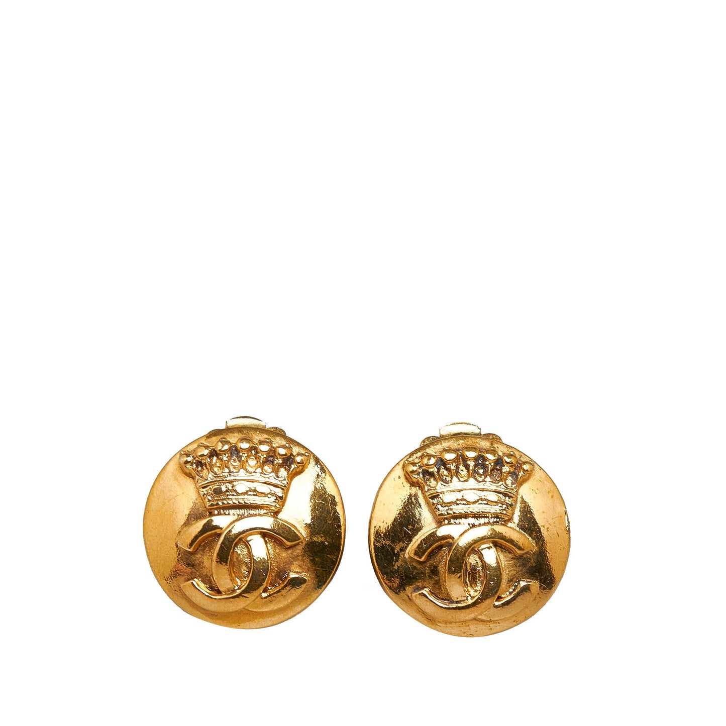 CHANEL CC Clip-on Earrings Costume Earrings