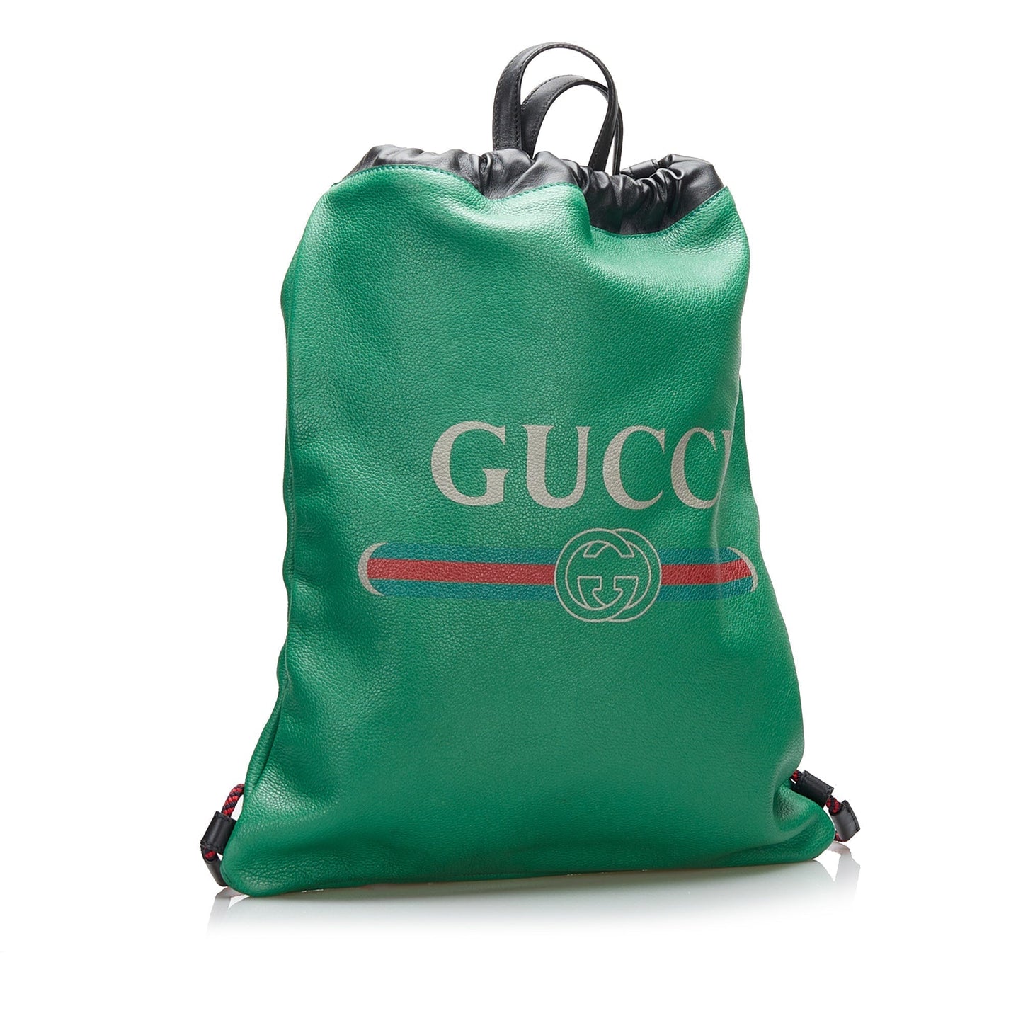 Gucci Logo Drawstring Backpack