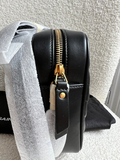 Yves Saint Laurent (YSL) Black Lou Camera Bag