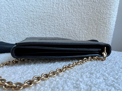 Yves Saint Laurent (YSL) Black Belle de Jour Chain Wallet