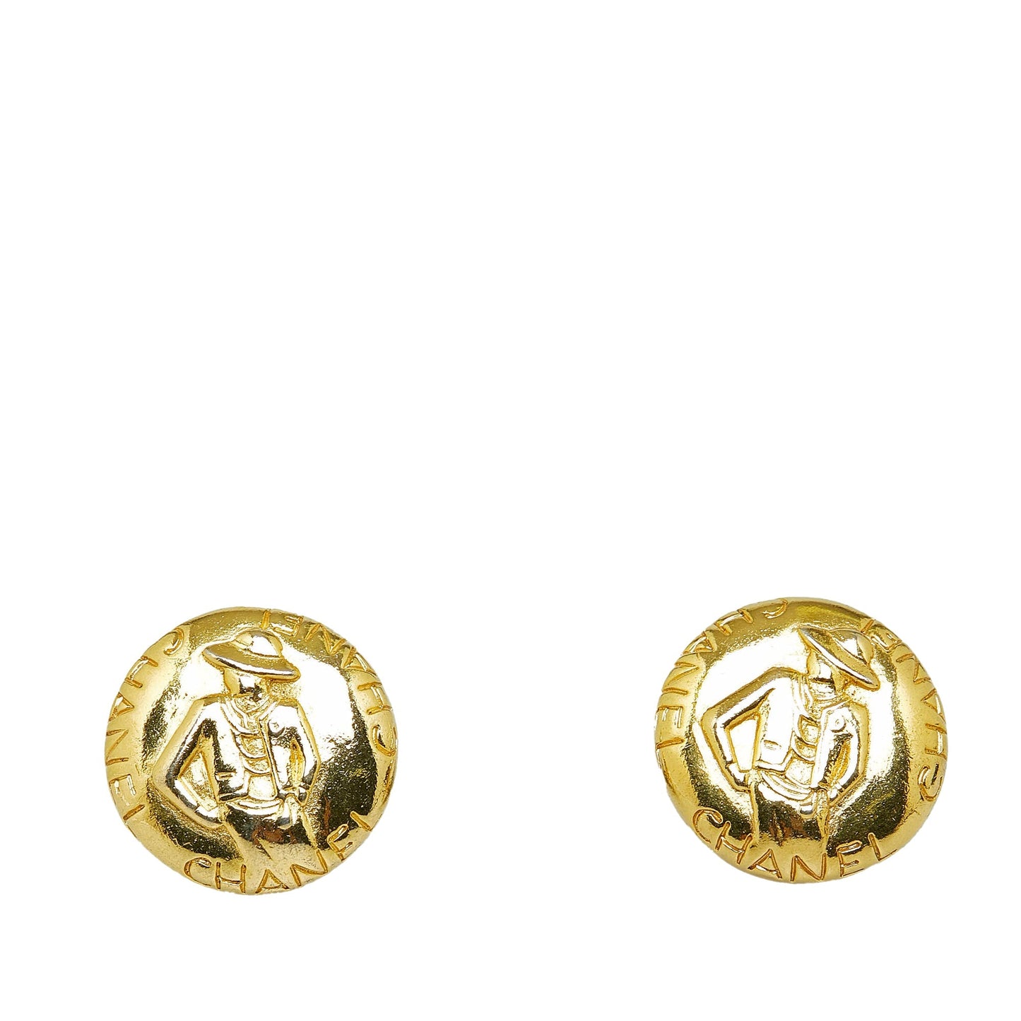 CHANEL CC Clip-on Earrings Costume Earrings