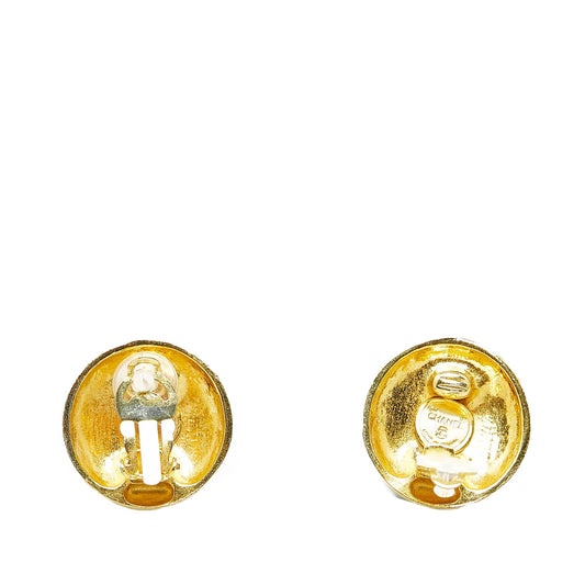 CHANEL CC Clip-on Earrings Costume Earrings