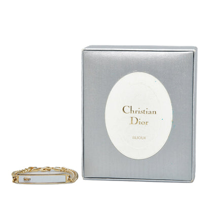 DIOR Logo Plate Bracelet Costume Bracelet