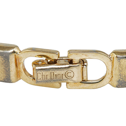 DIOR Logo Plate Bracelet Costume Bracelet