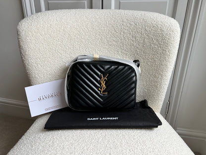 Yves Saint Laurent (YSL) Black Lou Camera Bag