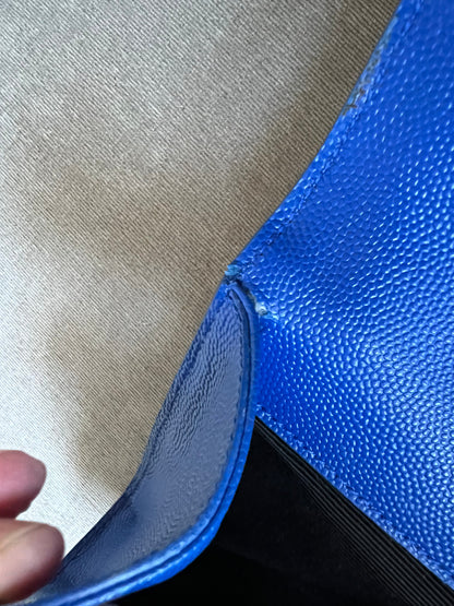 Yves Saint Laurent (YSL) Blue Cassandre Clutch