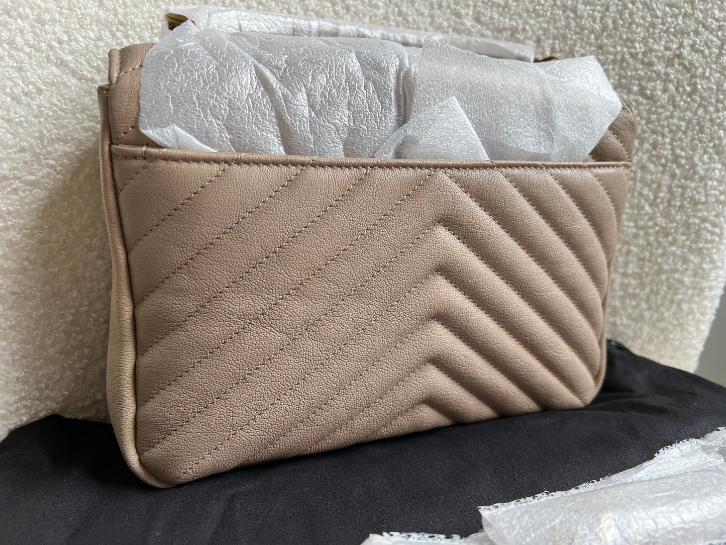 Yves Saint Laurent (YSL) Beige Medium College