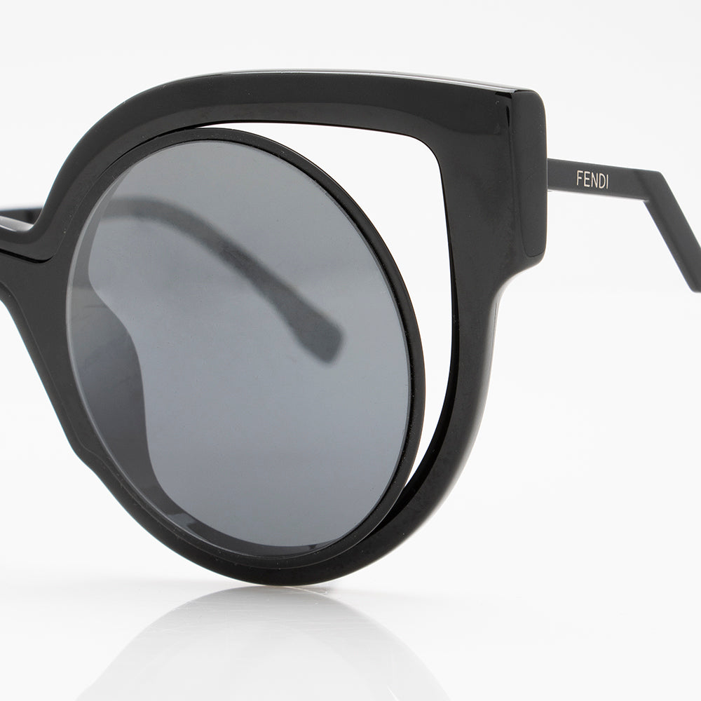 Fendi Cutout Cat Eye Sunglasses