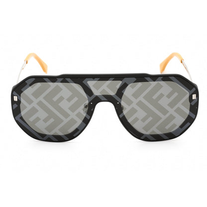 Fendi FE40006U Sunglasses Matte Black / Silver- Mirror (S)