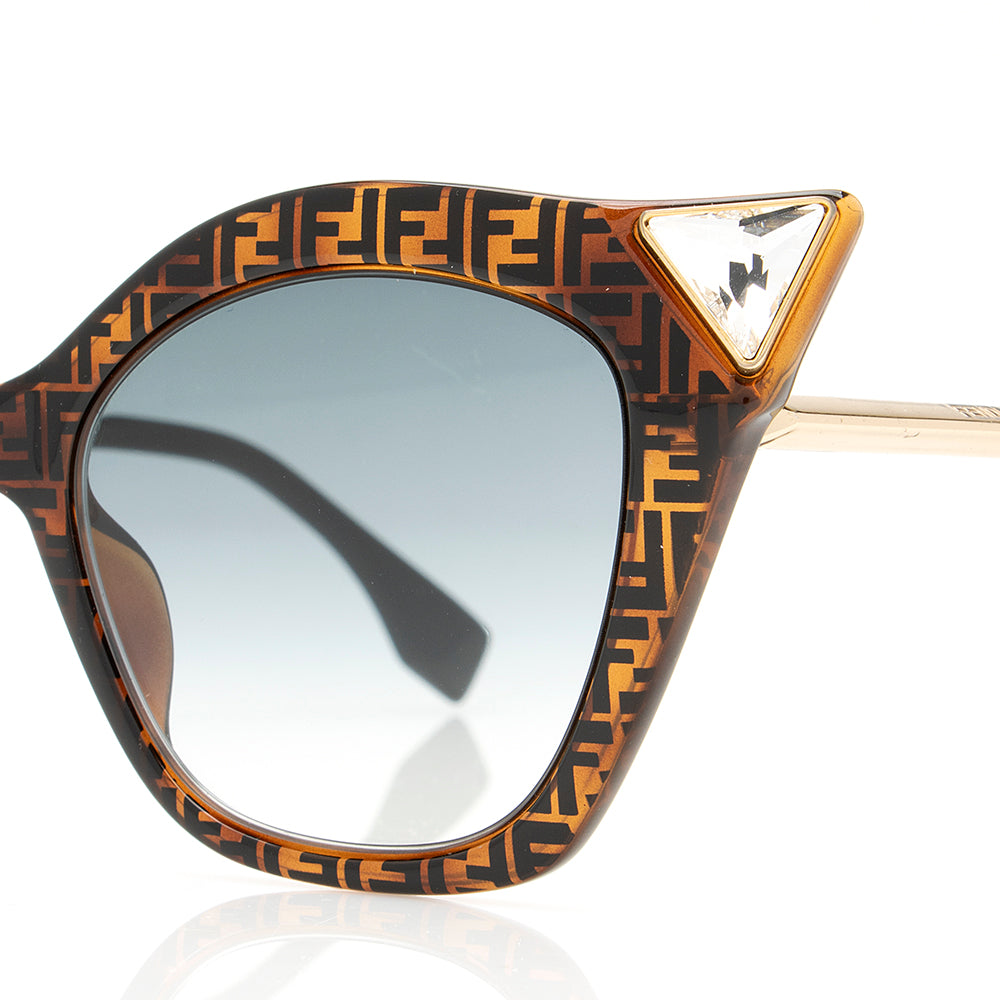 Fendi FF Iridia Cat Eye Sunglasses