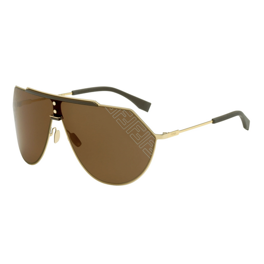 Fendi FF M0075/S Sunglasses Gold / Gold Unisex (S)