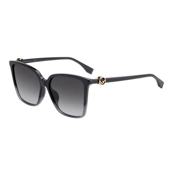 Fendi Ff 0330/F/S Sunglasses Gray (9O) / Dark Gray Gradient (S) Women's