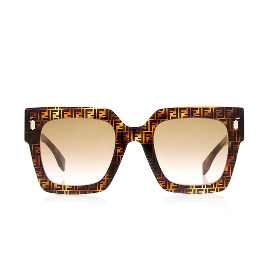 Fendi Square FF Logo Sunglasses