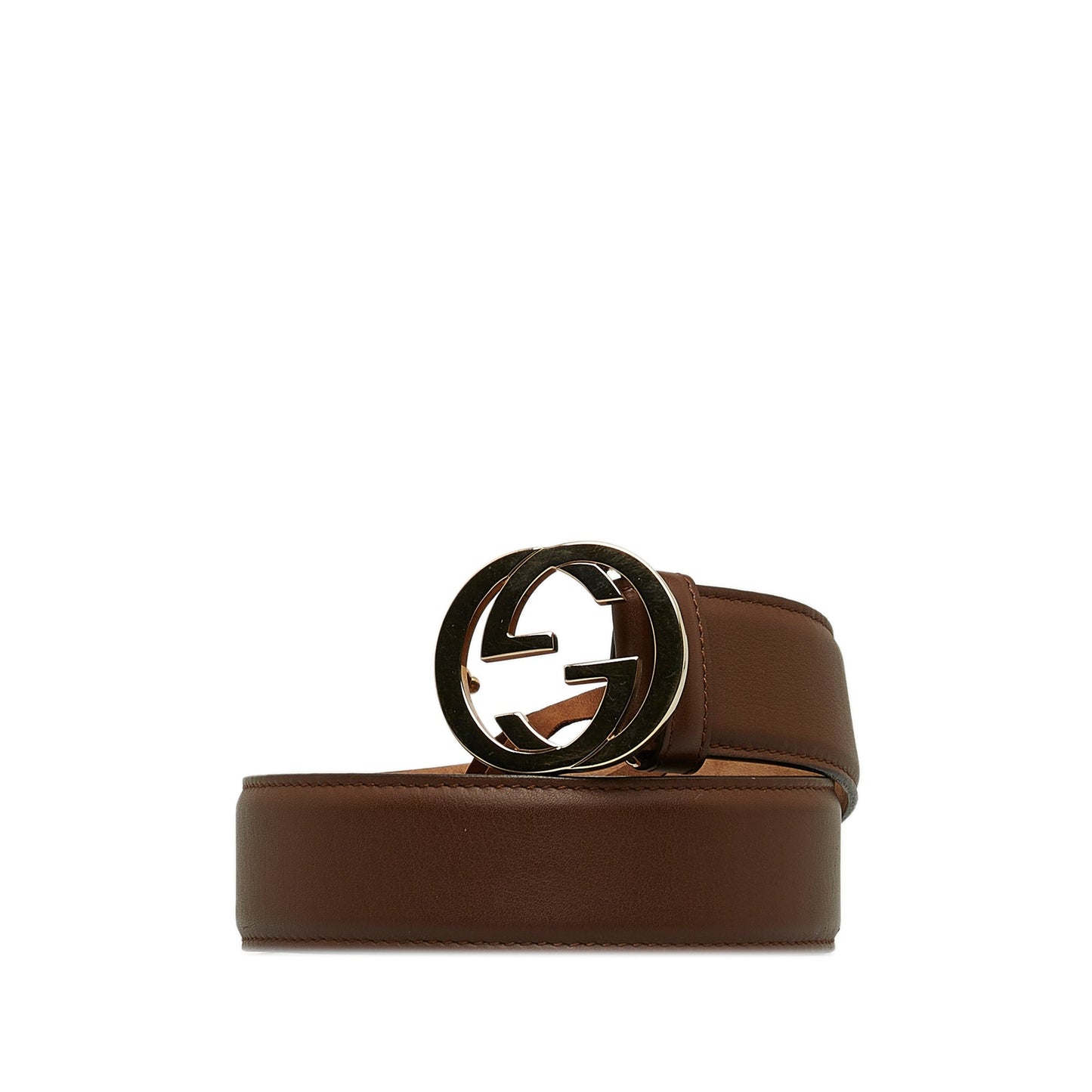 GUCCI Interlocking G Leather Belt