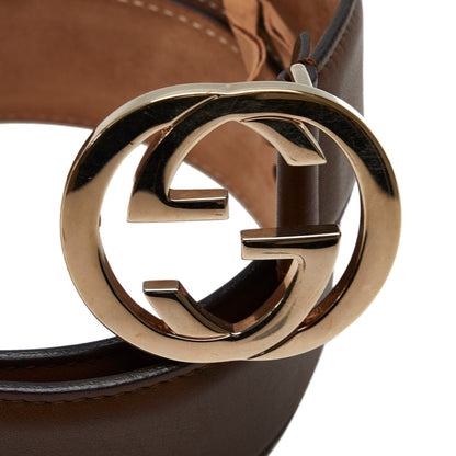 GUCCI Interlocking G Leather Belt