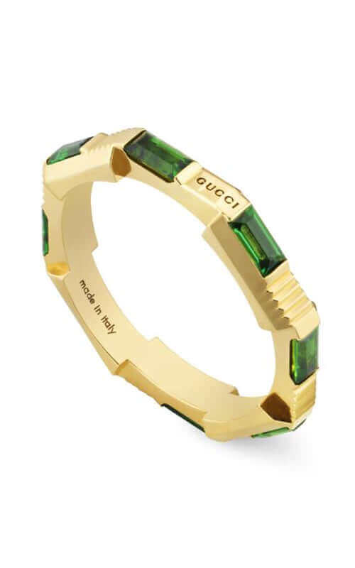 GUCCI Link to Love 18k Gold & Tourmaline Ring YBC662256002