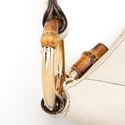 Gucci Leather Bamboo Ring Hobo