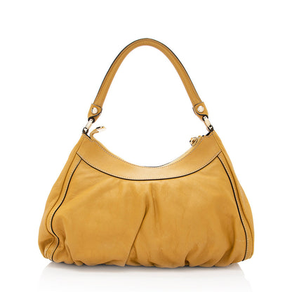 Gucci Leather D-Ring Small Hobo