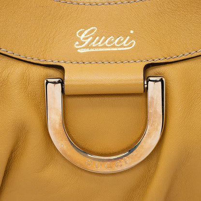 Gucci Leather D-Ring Small Hobo