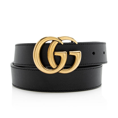 Gucci Leather GG Marmont Belt - Size 32 / 80