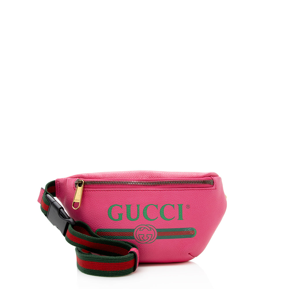 Gucci Leather Logo Belt Bag