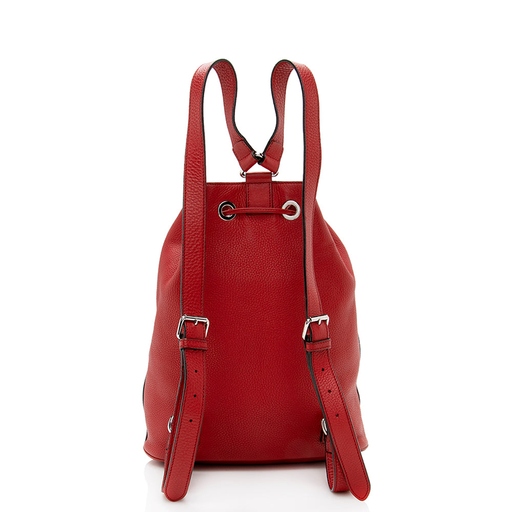 Gucci Leather Soho Drawstring Backpack