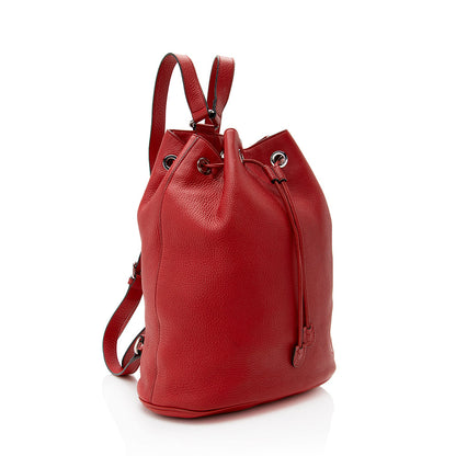 Gucci Leather Soho Drawstring Backpack