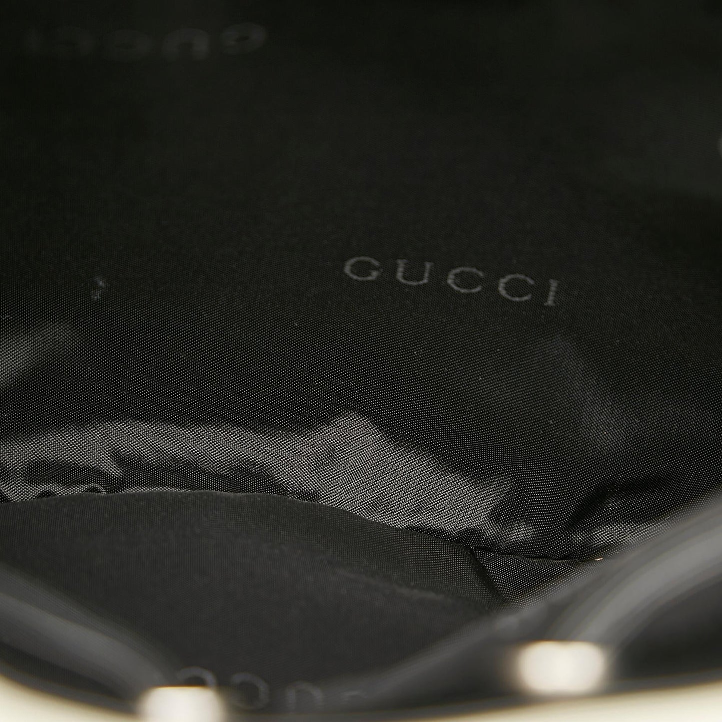 Gucci Nylon Drawstring Shoulder Bag