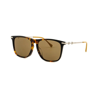 Gucci Rectangle-Frame Metal / Acetate Sunglasses GG0915SA-004 Men's