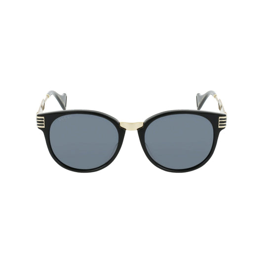 Gucci Round-Frame Acetate Sunglasses GG0586SA Unisex Unisex-AmbrogioShoes